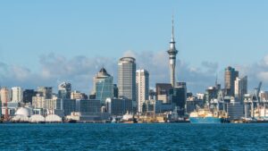 Auckland City Skyline