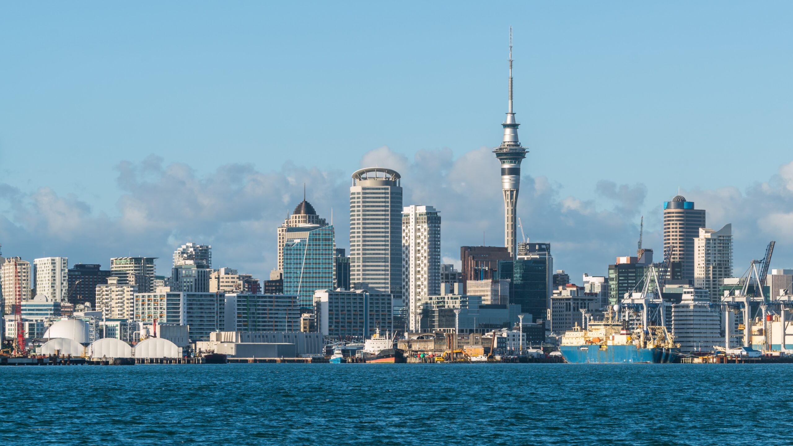 Auckland City Skyline