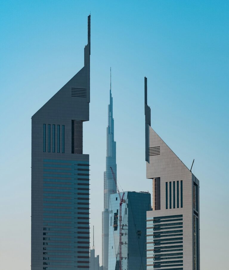 DIFC district in Dubai representing AML compliance obligations for firms in the financial free zone