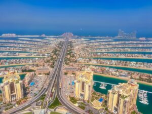 Dubai property development representing AML compliance obligations for the real estate sector