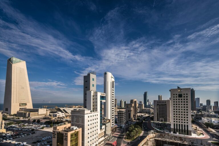 Kuwait City skyline representing the regulatory environment for CBK AML compliance in Kuwait