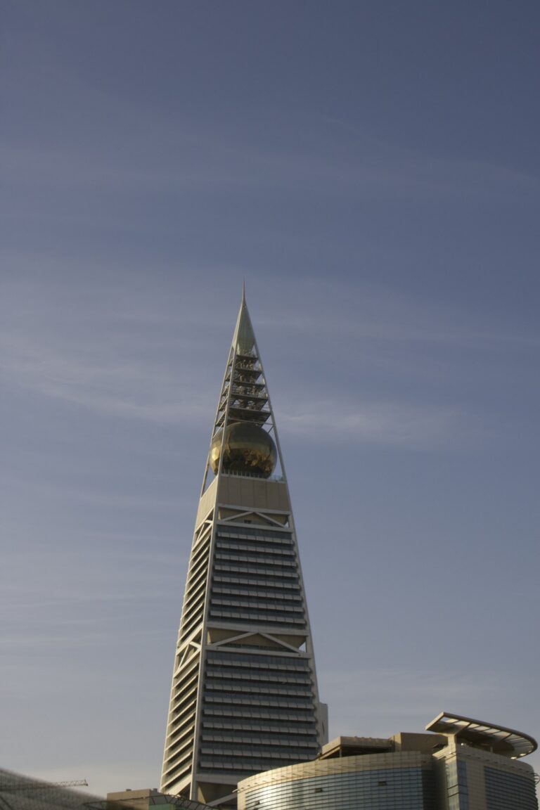 Al Faisaliah Tower in Riyadh representing SAMA enforcement of AML obligations in Saudi Arabia